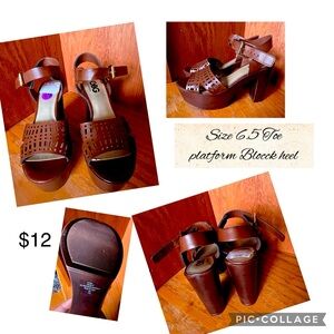 Toe platform blockheel -6.5
